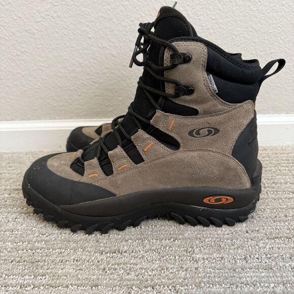 2001 Vintage Salomon Hiking Boots Contagrip Outdoor Gorpcore Men's‎ Size 10 MINT - Picture 2 of 13